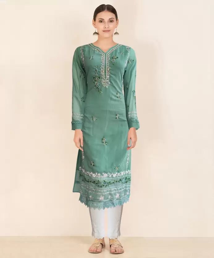 Women Ethnic Wears, Kurta Pant Set Aisha Collections